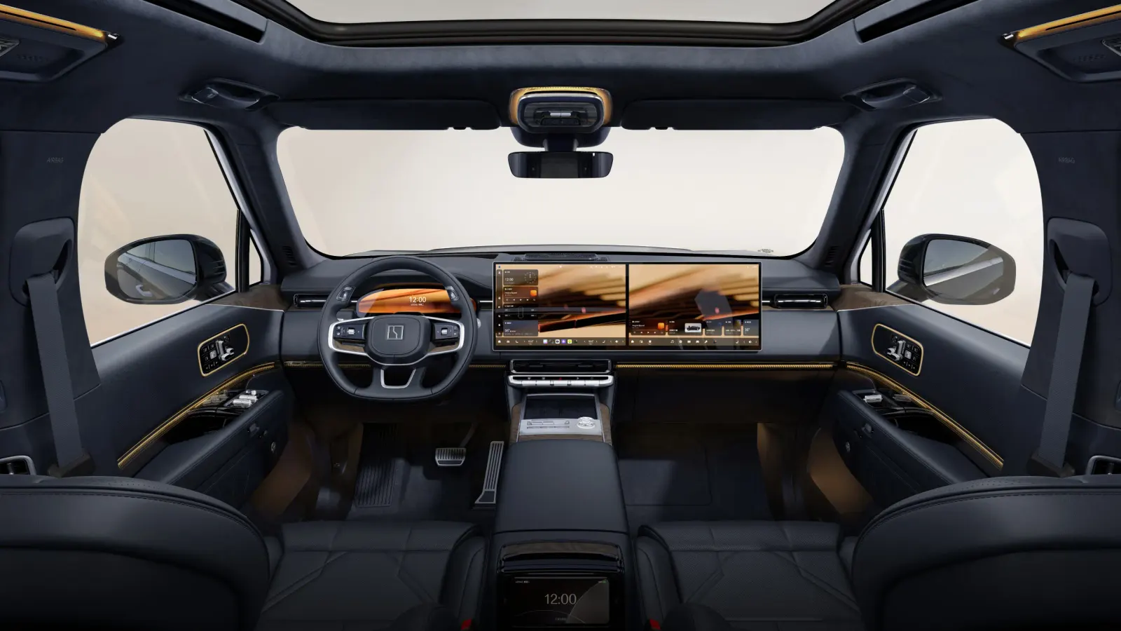 ZEEKR 9X 5-Seat — Blue cabin