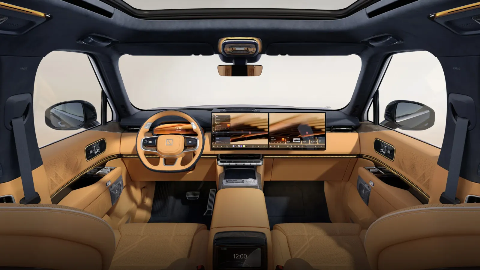 ZEEKR 9X 5-Seat — Tan cabin